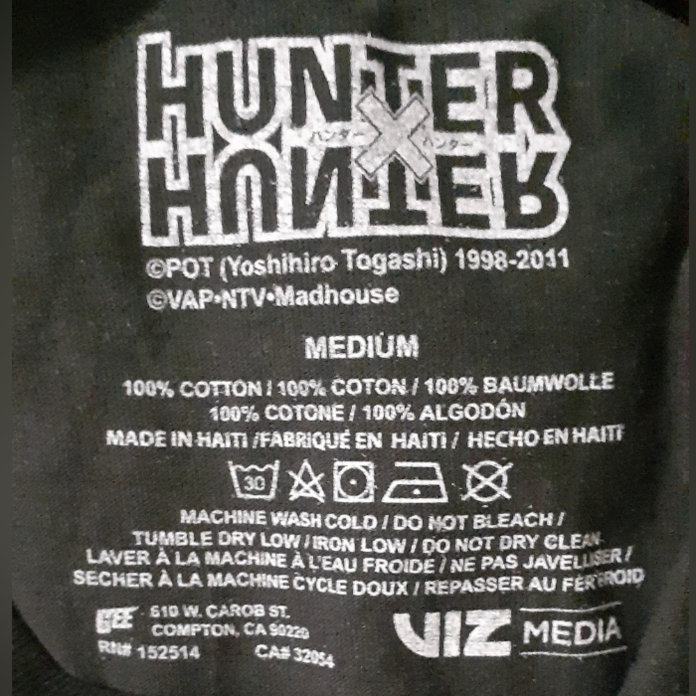 Hunter x Hunter Gon & Killua Manga Anime Short Sleeve T - Shirt Size M - Picture 4 of 4